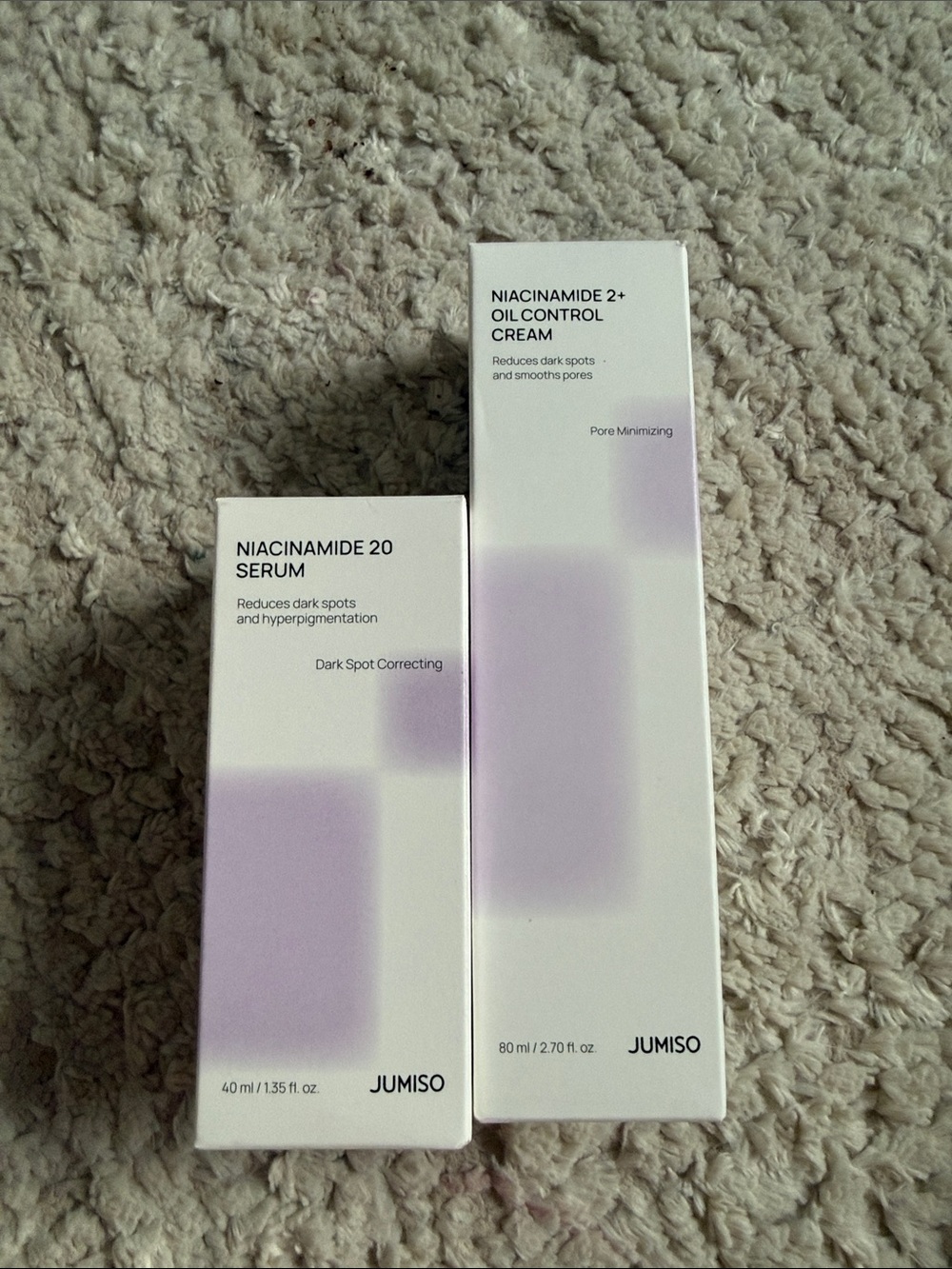 Niacinamide 2+ Oil Control Cream & Niacinamide 20 Serum - Jumiso